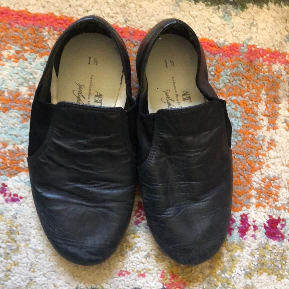 Dance jazz shoes size 1.5 black